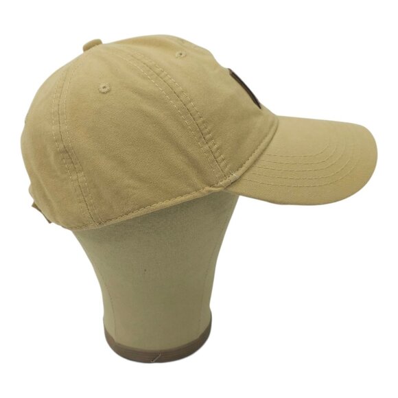 Carhartt Strapback OSFA Cap Hat Trucker Baseball Logo Patch Washed Canvas Tan - Picture 10 of 14